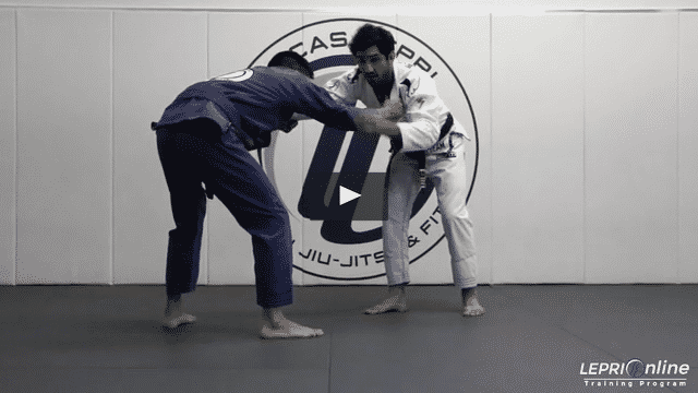 De La Riva Guard Pull and Steering Wheel Sweep