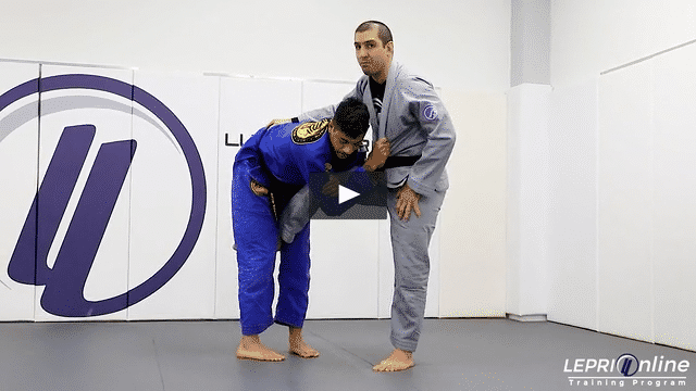 Single Leg Counter Attack to Sweep to Side Control