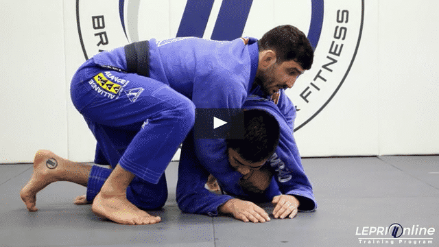 Seatbelt Back Take when a Turtled Opponent Attempts to Establish Guard