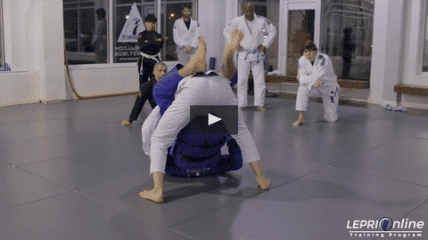 Closed Guard to Spider Guard Sweep to Mount