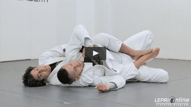 Koshi Guruma Throw to Knee on Belly Escape to Collar Choke from the Back