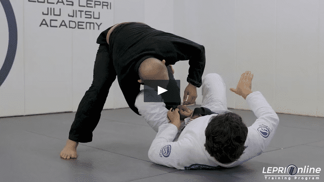 Lasso with De La Riva Variation to Sweep to Armbar or Side Control