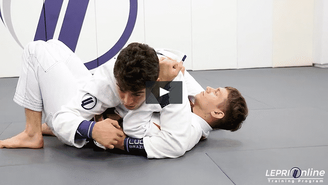 Paper Cut Choke from Side Control
