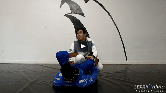 Spider Guard with Half Lasso Escape to Leg Drag Attempt to Side Control