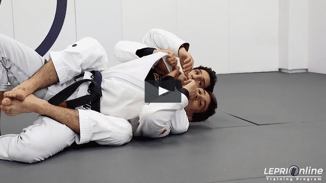 Cross Collar Choke or Bow and Arrow Submission from the Back