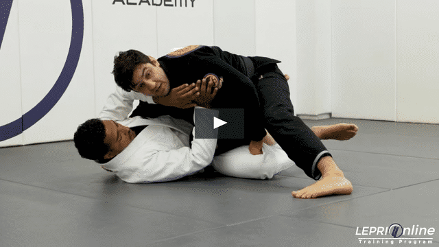 Open Guard Pass Using the Knee Cut to Side Control