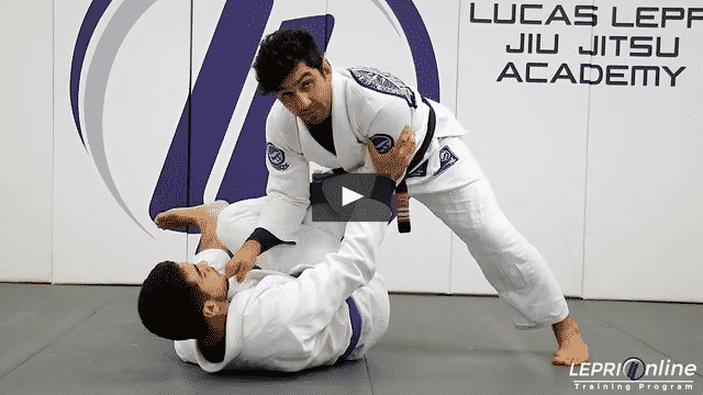 De La Riva Pass Using a Leg Drag to Back Take