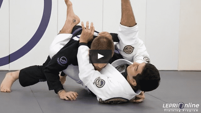 Closed Guard to Omoplata Variation When Opponent Rolls