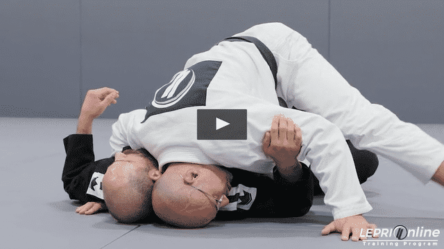 Half Guard Pass Using Head and Shoulder Pressure to Mount