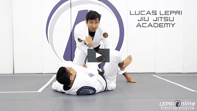 De La Riva Guard Pass Variation by Hugging Leg on Bottom to Side Control