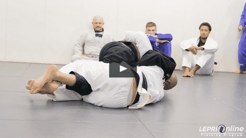 Side Control Escape to Half Guard Sweep to Back Take