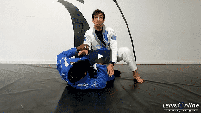 Knee Cut Pass when Opponent Under Hooks to Mount or Side Control