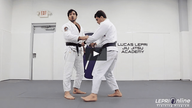 Double Lapel Control to Ankle Pick Takedown