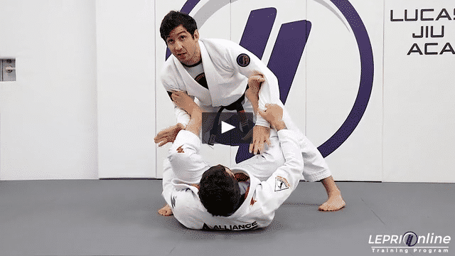 Spider Guard Escape with Leg Drag to Side Control