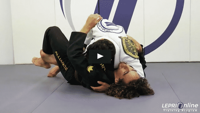 Half Guard Escape to Side Control with Lapel Control