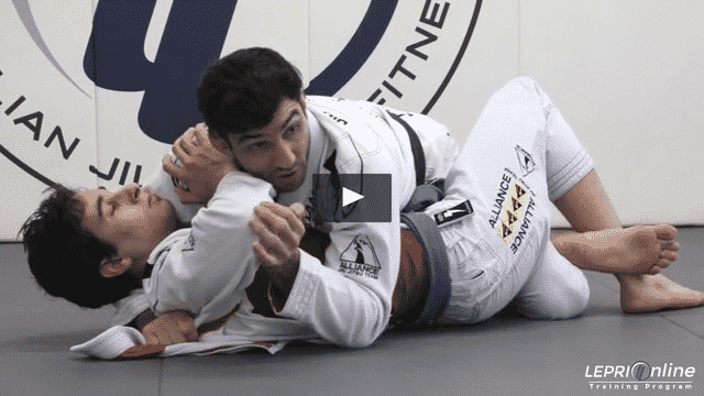 Half Guard to Back Take Arm Triangle