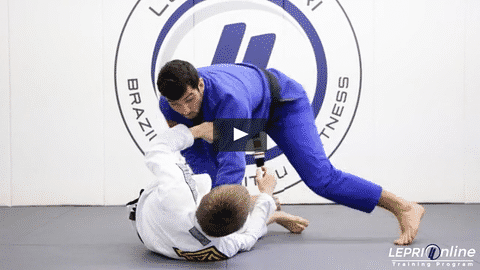 Reverse De La Riva Guard Escape to Back Take and Lapel Choke