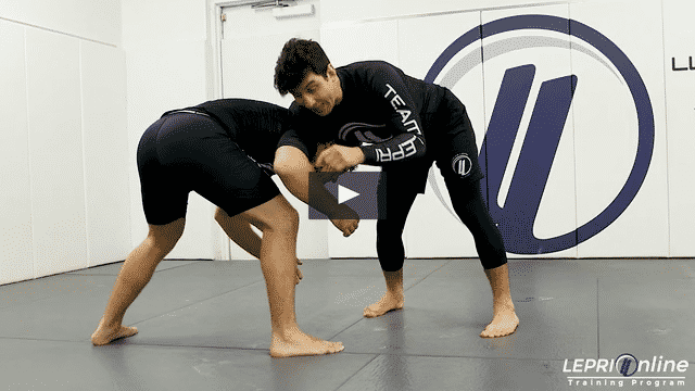 Guillotine Attempt to Ankle Pick Takedown