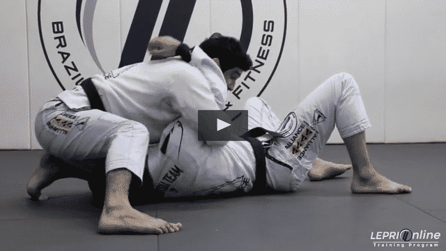 Step Over Kimura Submission from Side Control
