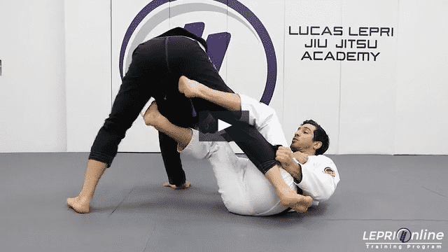 Using De La Riva to Stand Up and Take the Opponent Down