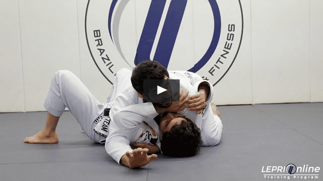 Side Control to Mount to Rear Naked Choke when Opponent Rolls Over