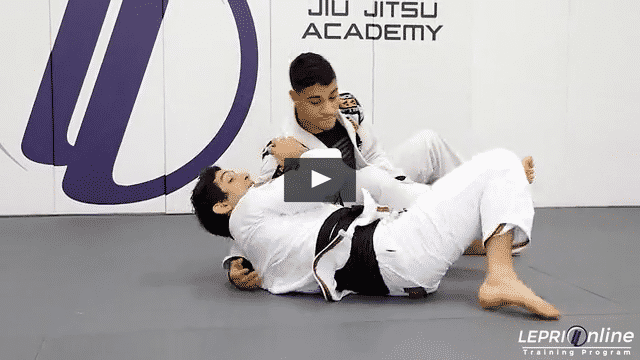 De La Riva With Lapel Control Variation to Side Control when Opponent Defends