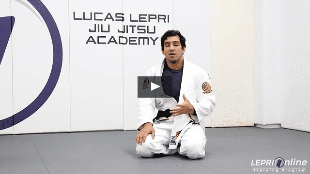 Worm Guard / Lapel Control Escape Variation When Opponent Tries to Come Up