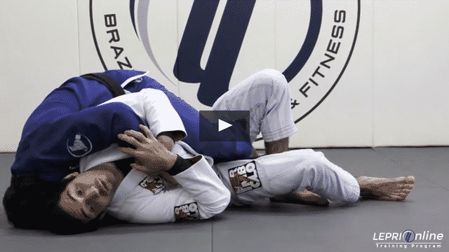 Back Attack Escape to Waiter Sweep and Back Take