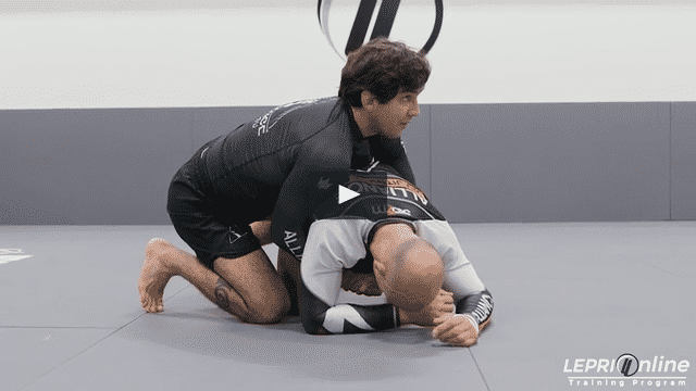 Reverse De La Riva Sweep Attempt to Technical Stand Up to Back Control