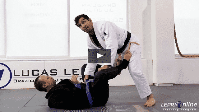 De La Riva Prevention to Knee Cut Pass to Side Control