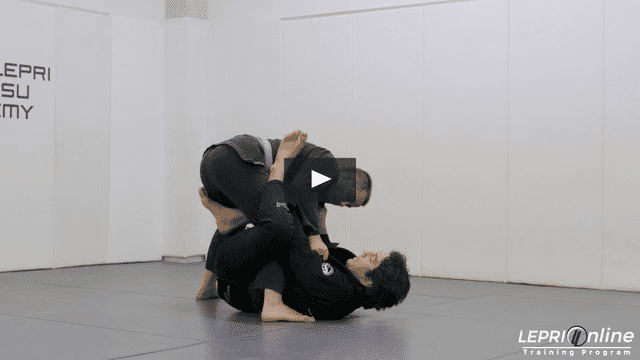 Guard Pull Controlling Belt to One Leg X Sweep