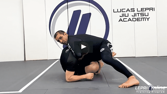 Knee Cut Pass Attempt to Arm Triangle when Opponent Under Hooks