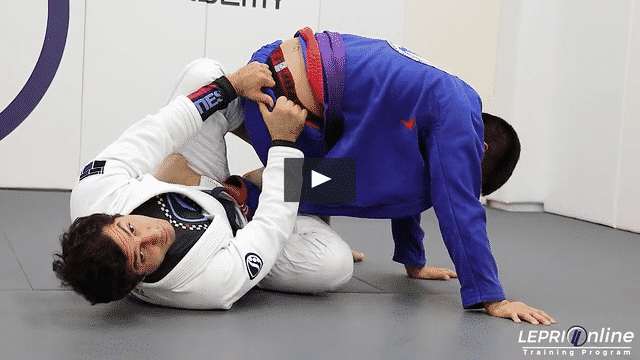 Open Guard to De La Riva to One Leg X to Sweep Attempt to Ezekiel Choke