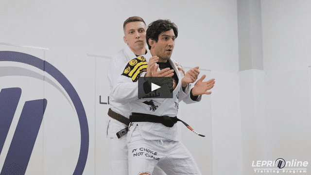 Self Defense Escape when Controlled from Behind to Takedown to Mount Control