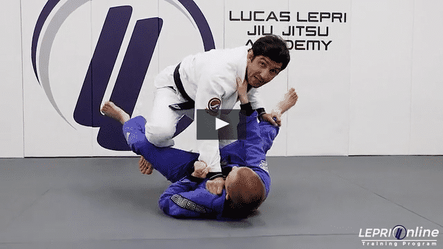 Half Lasso with Sleeve and Collar Control Guard Pass to Side Control