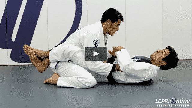 Closed Guard to Back Take by Crossing the Arm Variation