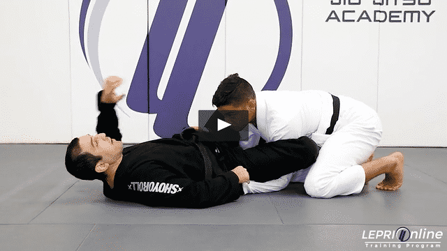 Double Under Escape to Shoulder Lock or Knee On Belly