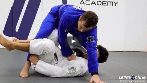 De La Riva to Modified X Guard Sweep Variation to Knee On Belly
