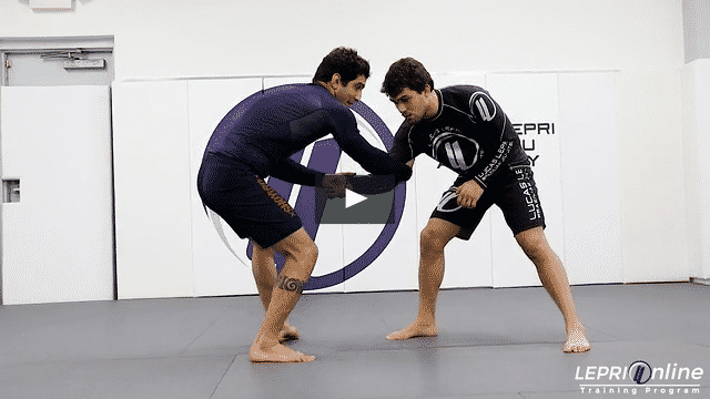 Arm Drag to Ankle Trap Takedown to Side Control