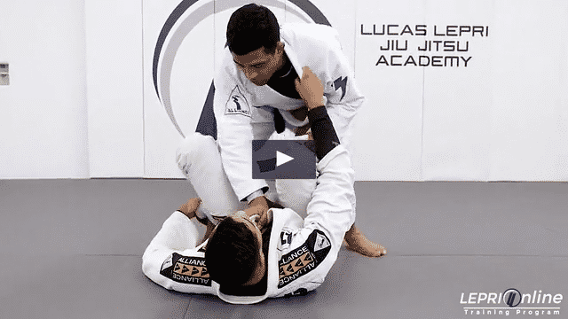 De La Riva Guard Pass Variation when Opponent Shrimps Out
