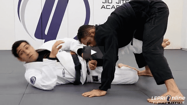 Open Guard to Lasso Sweep Attempt to Sweep to Armbar