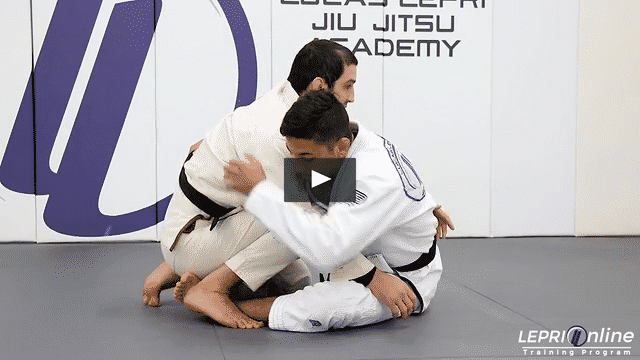 Butterfly Guard Sweep Attempt Counter to Knee Cut Pass