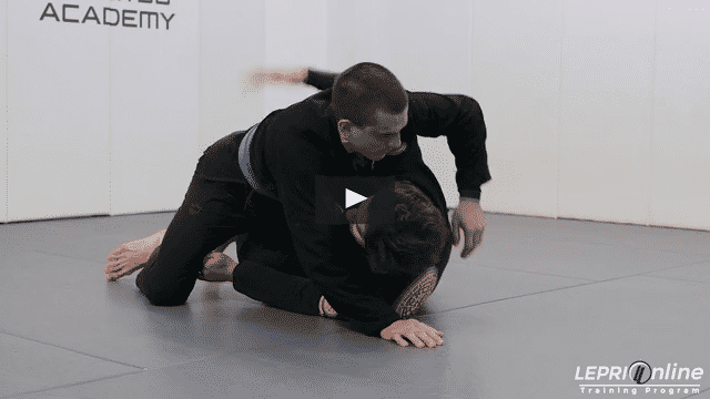 Knee On Belly Escape to Back Take  to Collar Choke or Armbar