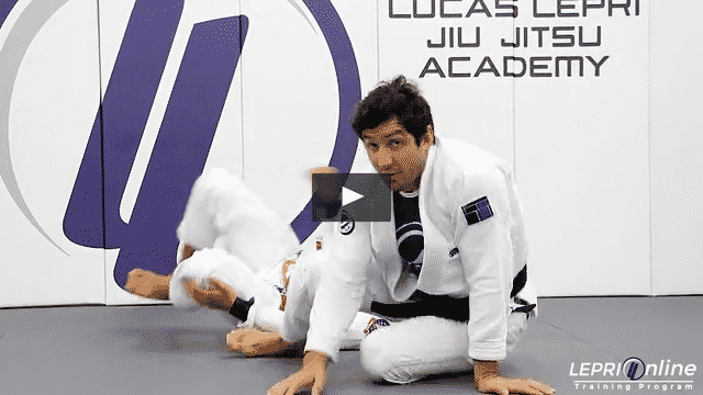 Collar and Arm Drag Sweep Using the Knee Trap