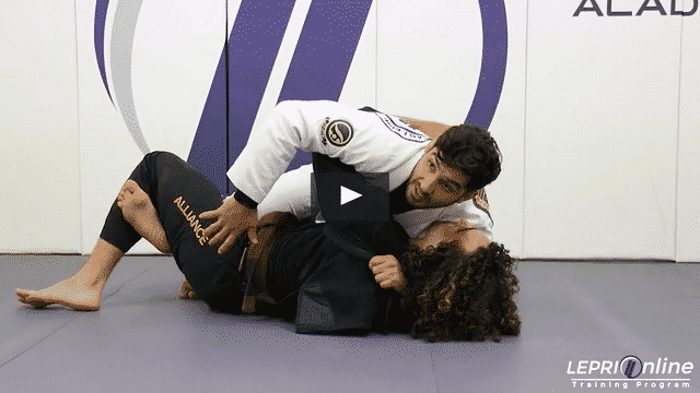 Half Guard Escape to Lapel Choke