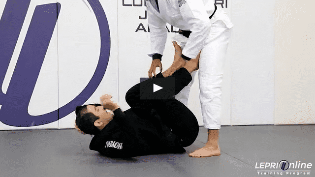 Spider Guard to One Leg X to Straight Ankle Lock Variation when Opponent Leg Drags