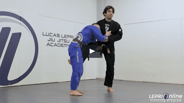 Single Leg Takedown Counter to Butterfly Sweep No Belt Variation