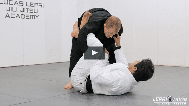 Guard Pull to Lasso to Sweet Attempt to Kneebar