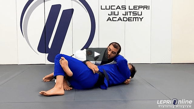 Half Guard Pass Variation to Knee Cut to Side Control