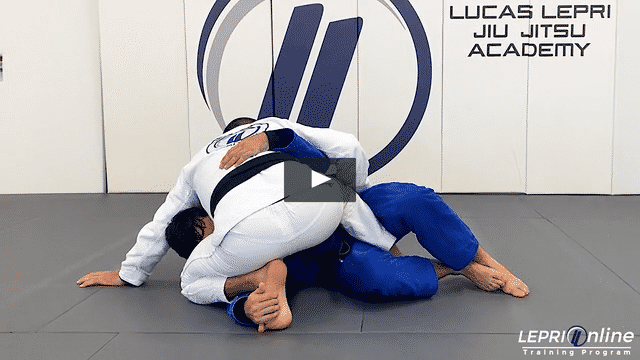 Passing the Half Guard When Opponent Under Hooks Foot and Traps Leg to Deep Half Guard Escape to Knee Cut Pass